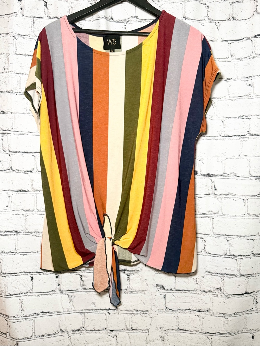 W5 stripe top. Size M